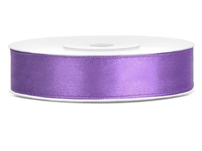 Zdjęcie produktu dla Tasiemka satynowa, lawenda, 12mm/25m (1 szt. / 25 mb.)