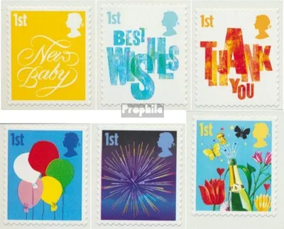 Produktbild von Briefmarken Großbritannien 2006 Mi 2451I C-2456I C (kompl.Ausg.) postfrisch Grußmarken