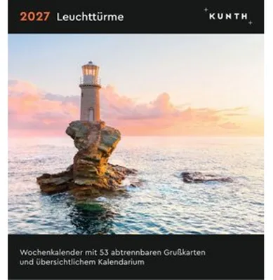 Produktbild von Leuchttürme - KUNTH Postkartenkalender 2027