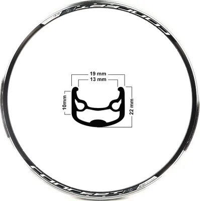 Produktbild von MACH1 Concept Alu Rennrad Fixi Felge Felgenring V-Brake 28 LOCH 622-13
