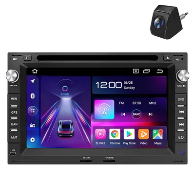 Produktbild von Mit Rückfahrkamera CD Autoradio 7 Zoll 4+64GB für VW Golf 4 Polo 9N 9N3 Passat B5 mit CarPlay Android Auto Navi Bluetooth DAB+ Android 4G LTE