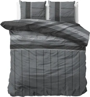 Immagine prodotto di Sleeptime 100% flanella Kees antracite 240 x 200/220 cm