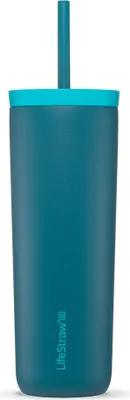 Produktbild von LifeStraw Wasserfilterflasche Go Tumbler 500 ml Edelstahl isoliert 500 ml - Blau