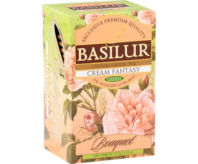 Produktbild von Basilur grüner Tee Cream Fantasy 25 Teebeutel Ceylon Grüntee green tea