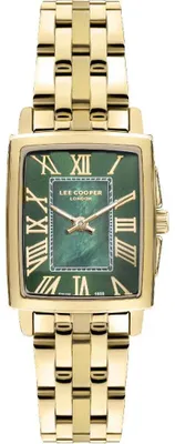 Produktbild von Damenarmbanduhr LEE COOPER LC07940.170 in grünem Fashion.