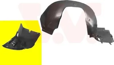 Produktbild von VAN WEZEL 0647435 Verkleidung Radhaus für BMW 3 Coupe (E46) Vorne Links vorderer Teil