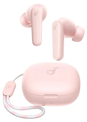 Zdjęcie produktu dla Słuchawki douszne soundcore P20i, Bluetooth 5.3, bezprzewodowe, różowe, bateria zapewniająca 30 godzin pracy