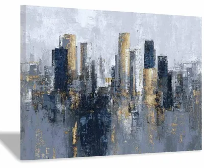 Immagine prodotto di Arte astratta, quadro su tela per la decorazione della parete, 60x90 cm