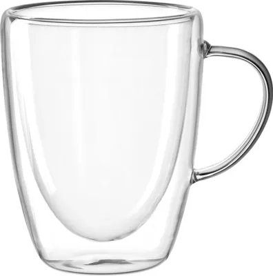 Immagine prodotto di Leonardo Doppelwandtasse Duo, Tasse, Teetasse, Kaffee, Doppelwandig, Borosilikatglas, Klar, 300 ml, 053062
