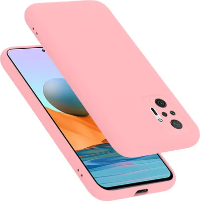 Produktbild von Cadorabo Schutzhülle für Xiaomi RedMi NOTE 10 PRO Hülle in Rosa Handyhülle Case Cover TPU Etui