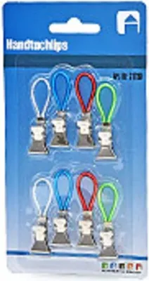 Produktbild von Handtuch-Clipanhänger, 8-er Set