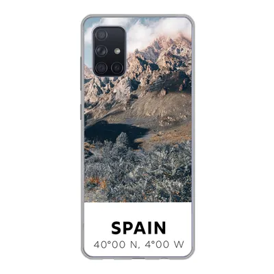 Produktbild von MuchoWow® Handyhülle Schutzhülle Hülle für Samsung Galaxy A51 Spanien - Berge - Sommer Silikon Softcase Handy Hülle - Schutzabdeckung