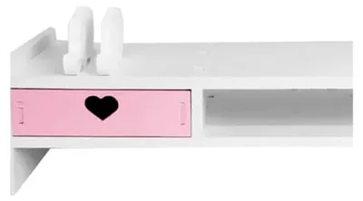 Produktbild von Monitorständer Computerständer Druckerständer Desktop Organizer Aus PVC mit Schublade für Ergonomisches Arbeiten für Büro Zuhause Konferenz Ausstellun, 1 rosa Schublade