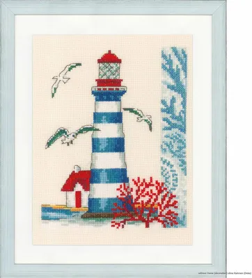 Produktbild von Vervaco Kreuzstichset "Leuchtturm", Zählmuster