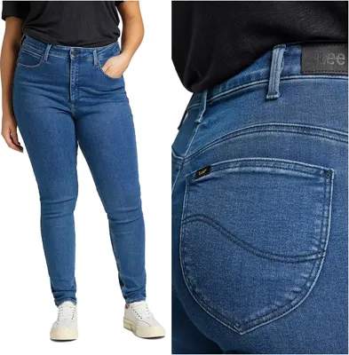 Produktbild von LEE, Damen Jeanshose, Skinny fit, SCARLETT HIGH, W44 L31, Blau, Jeans, baggyjeans, buggy