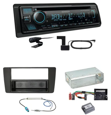 Produktbild von Kenwood KDC-BT560DAB Bluetooth DAB USB Einbauset für Skoda Octavia 2 Yeti 5L