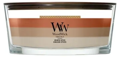 Immagine prodotto di Candela Hearthwick Trilogy, profumo Hearth Spice, marca WoodWick