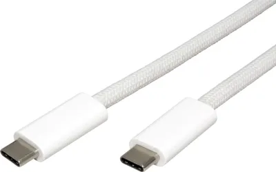Obrázek produktu pro ROLINE 11.02.8341, 2 m, USB C, USB C, USB4 Gen 3x2, 40 Gbit/s, Bílá