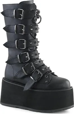 Produktbild von DemoniaCult Plateaustiefel - Damned-225 Black 38