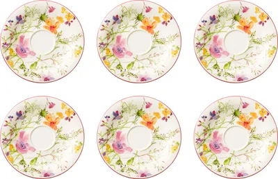 Produktbild von Villeroy & Boch Mariefleur Basic 6er Set Untertasse 19 cm Porzellan