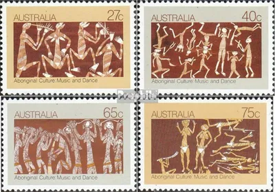 Produktbild von Briefmarken Australien 1982 Mi 811-814 (kompl.Ausg.) postfrisch Kultur