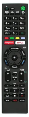 Produktbild von Ersatz TV Fernbedienung für SONY RMF-TX300E | RMFTX300E / Google Play-, Netflix-Tasten