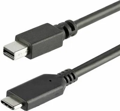 Obrázek produktu pro StarTech.com CDP2MDPMM1MB, 1 m, USB typu C, Mini DisplayPort, Samec, Samec, Přímý