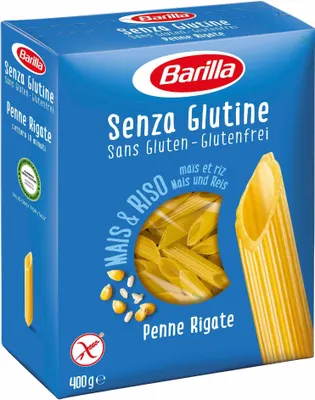 Obrázok produktu pre Barilla Penne Rigate bezlepkové cestoviny 400 g