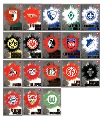 Immagine prodotto di Topps Match Attax Bundesliga - 2023/24 - Tutte le 18 figurine delle squadre