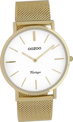 Immagine prodotto di Oozoo orologio da uomo in acciaio inossidabile C9909 orologio analogico al quarzo oro Serie Vintage D2UOC9909