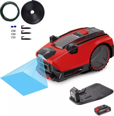 Produktbild von Einhell Mähroboter FREELEXO Cam 350 18V 2,5 Ah Power X-Change Akku Ladegerät Installations-Kit 350m² 3413992