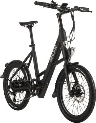 Produktbild von ADORE E-Citybike 20" Alu Kompaktfahrrad C-200 Compact Bike Heckmotor 45NM / 10,4Ah Schwarz adore-bikes 281E