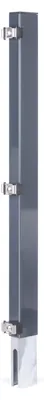 Produktbild von Alberts Zaunerhöhung Erhard, zur Erhöhung eines vorhandenen Doppelstabmattenzaunes, Höhe 80 cm, für Pfosten 60 x 40 mm, anthrazit