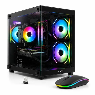 Immagine prodotto di MARFIX Pc Gaming Fisso Computer con i5 - GT 730 GDDR5 RAM 16 GB - 240 GB SSD + 500 HDD Windows 11 + Wifi | Ideale per Computer Gaming Leggero Pc Gamer, Immagine generata dall'IA