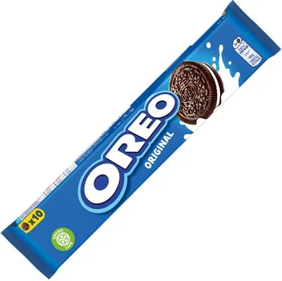 Produktbild von Oreo Original Vanille Kekse 10 Stück Kakaokekse Packung 110g