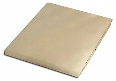 Produktbild von Karo Satin Bettlaken ohne Gummizug 200x220 cremefarben
