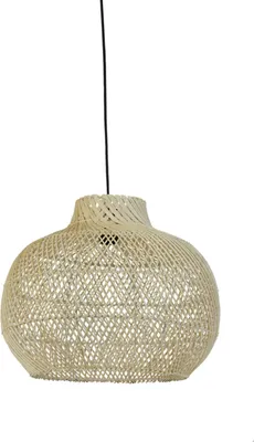 Produktbild von Light & Living - Hängeleuchte Charita - Rattan - Ø46cm Hängelampe - Esstischlampe - Wohnzimmerlampe - Schlafzimmerlampe - Wohnzimmer