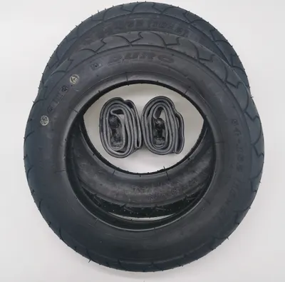 Produktbild von Duro 2x Reifen 10 Zoll 10x2 | 54-152 | + 2x AV Schlauch Ventil gerade Roller Kinderwagen Fahrrad Buggy Autoventil