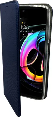 Obrázek produktu pro Elegantní knížkový obal Smart Magnet kompatibilní s MOTOROLA MOTO EDGE 20 LITE Leather Optics Wallet Book-Style Cover Shell Blue