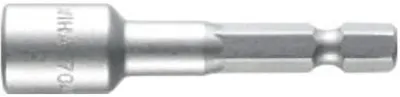 Obrázok produktu pre Wiha 04636, 1 kusov, Šesťhranný, 25,4 / 4 mm (1 / 4"), Chrómovo-vanádová oceľ, Nerezová oceľ, 55 mm