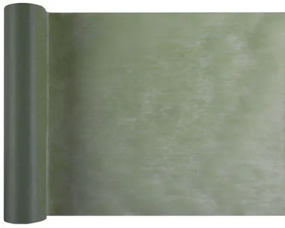 Immagine prodotto di Runner da tavola in tessuto non tessuto decorativo 30 cm x 25 m - Verde salvia