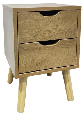 Produktbild von Nachtschrank 2 Schubladen Thekla 2945