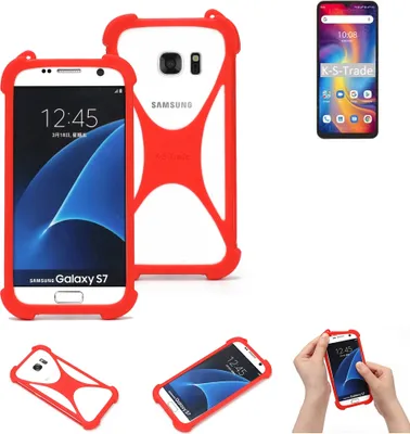 Produktbild von K-S-Trade Handy-Hülle kompatibel mit UMIDIGI A13 Pro Schutz-Hülle Bumper Silikon Schutz Hülle Cover Case Silikoncase Silikonbumper TPU Softcase