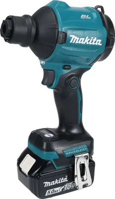 Obrázek produktu pro Makita DAS180RT - Bezkartáčový prachový foukač s lithium-iontovou baterií (18 V, včetně 1 akumulátoru 5 Ah a nabíječky)