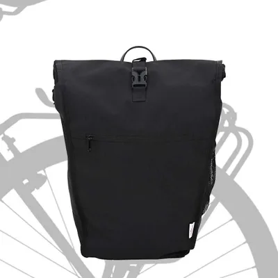 Zdjęcie produktu dla vidaXL Torba rowerowa czarna 34 x 16 x 59 cm poliester