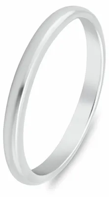 Productafbeelding van Minimalistische zilveren trouwring RI149W - Breedte: 50 mm