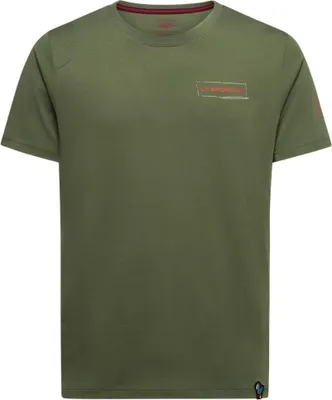 Zdjęcie produktu dla Koszulka Mantra M, Cypress/Mountain Red, L, ZACT173E47R24L, Koszulka wspinaczkowa męska - La Sportiva