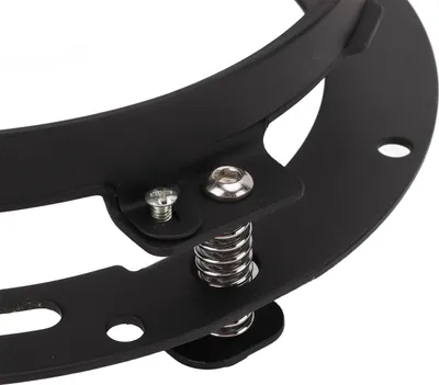 Zdjęcie produktu dla 7-calowy adapter reflektora motocyklowego, okrągły pierścień montażowy, uchwyt, reflektor, czarny