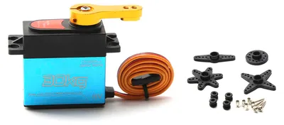Produktbild von Digitalservo 30 kg High Torque 180 ¡ã Edelstahlgetriebeservo fuer 1/8 1/10 ferngesteuertes Auto mit 25T Servoarm