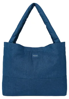 Produktbild von Studio Noos Denim Mom Bag - Dark Blue | Wickeltaschen